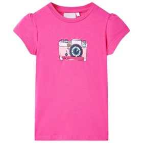 Camiseta infantil rosa oscuro 116 de , Camisetas para niños - Ref: Foro24-10466, Precio: 8,99 €, Descuento: %