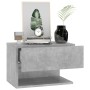 Concrete gray wall bedside table by vidaXL, Nightstands - Ref: Foro24-810961, Price: 40,38 €, Discount: %