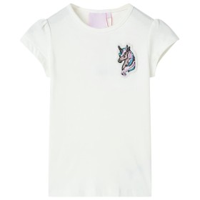 Ecru children's t-shirt 140 by , Kids T-shirts - Ref: Foro24-10788, Price: 9,99 €, Discount: %