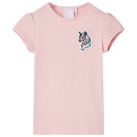 Camiseta infantil rosa claro 116 de , Camisetas para niños - Ref: Foro24-10781, Precio: 8,99 €, Descuento: %