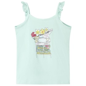 Camiseta de tirantes infantil verde menta claro 104 de , Camisetas para niños - Ref: Foro24-10795, Precio: 9,99 €, Descuento: %