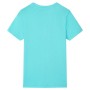 Aquamarinfarbenes Kurzarm-T-Shirt für Kinder 104 von , Kinder-T-Shirts - Ref: Foro24-11815, Preis: 9,27 €, Rabatt: %