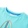 Aquamarinfarbenes Kurzarm-T-Shirt für Kinder 104 von , Kinder-T-Shirts - Ref: Foro24-11815, Preis: 9,27 €, Rabatt: %