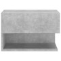 Mesita de noche de pared color gris hormigón de vidaXL, Mesitas de noche - Ref: Foro24-810961, Precio: 40,38 €, Descuento: %