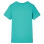 Camiseta infantil de manga corta color verde menta oscuro 128 de , Camisetas para niños - Ref: Foro24-11857, Precio: 9,00 €, ...