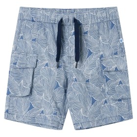 Children's shorts with dark blue drawstring 116 by , kids pants - Ref: Foro24-12601, Price: 11,99 €, Discount: %