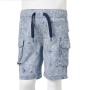 Pantalones cortos infantiles con cordón azul oscuro 116 de , Pantalones de niños - Ref: Foro24-12601, Precio: 11,51 €, Descue...