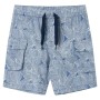 Children's shorts with dark blue drawstring 140 by , kids pants - Ref: Foro24-12603, Price: 11,99 €, Discount: %