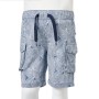 Children's shorts with dark blue drawstring 140 by , kids pants - Ref: Foro24-12603, Price: 11,99 €, Discount: %