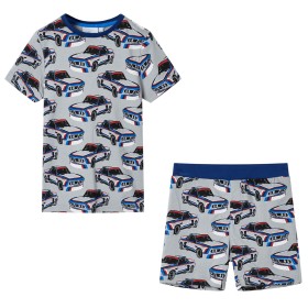 Gray short-sleeved children's pajamas 140 by , Children's pajamas - Ref: Foro24-12518, Price: 10,38 €, Discount: %