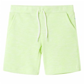 Pantalón corto infantil con cordón amarillo neón 104 de , Pantalones de niños - Ref: Foro24-12615, Precio: 10,83 €, Descuento: %