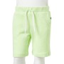 Pantalón corto infantil con cordón amarillo neón 128 de , Pantalones de niños - Ref: Foro24-12617, Precio: 10,83 €, Descuento: %