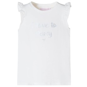 Children's T-shirt with white ruffle sleeves 140 by , Kids T-shirts - Ref: Foro24-10498, Price: 9,99 €, Discount: %