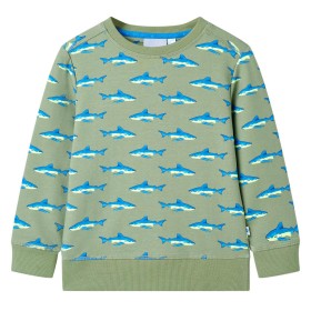 Sudadera infantil caqui claro 128 de , Camisetas para niños - Ref: Foro24-12297, Precio: 13,99 €, Descuento: %