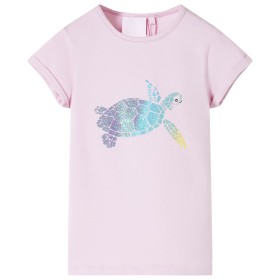 Camiseta infantil color lila 128 de , Camisetas para niños - Ref: Foro24-11187, Precio: 10,99 €, Descuento: %