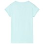 Helles Aquamarin-Kinder-T-Shirt 140 von , Kinder-T-Shirts - Ref: Foro24-11023, Preis: 9,99 €, Rabatt: %