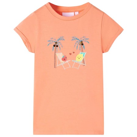 Camiseta infantil color melocotón 92 de , Camisetas para niños - Ref: Foro24-11014, Precio: 9,35 €, Descuento: %