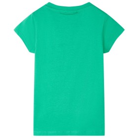 Camiseta infantil verde neón 116 de , Camisetas para niños - Ref: Foro24-11061, Precio: 7,99 €, Descuento: %