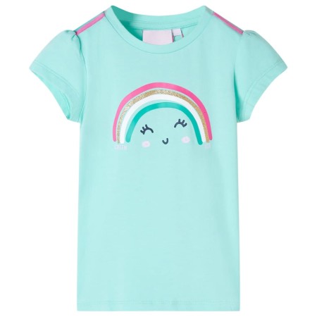 Light mint green children's t-shirt 104 by , Kids T-shirts - Ref: Foro24-11105, Price: 9,99 €, Discount: %