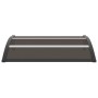 Black PC door canopy 120x75 cm by vidaXL, Awnings - Ref: Foro24-144823, Price: 51,55 €, Discount: %