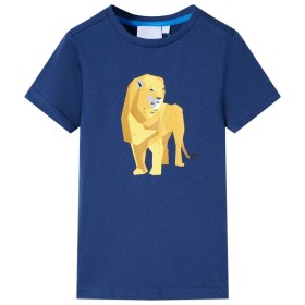 Dark blue children's t-shirt size 116 by , Kids T-shirts - Ref: Foro24-11991, Price: 7,99 €, Discount: %