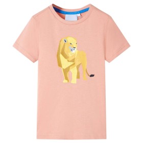 Hellorangefarbenes Kinder-T-Shirt 140 von , Kinder-T-Shirts - Ref: Foro24-11998, Preis: 9,99 €, Rabatt: %