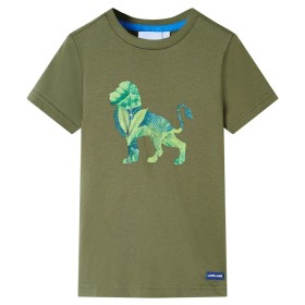 Khaki Kinder T-Shirt 128 von , Kinder-T-Shirts - Ref: Foro24-12277, Preis: 7,99 €, Rabatt: %