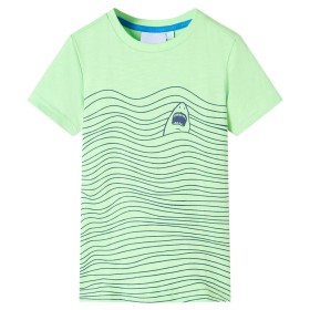 Camiseta infantil verde neón 140 de , Camisetas para niños - Ref: Foro24-12318, Precio: 7,99 €, Descuento: %