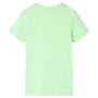 Camiseta infantil verde neón 140 de , Camisetas para niños - Ref: Foro24-12318, Precio: 7,88 €, Descuento: %