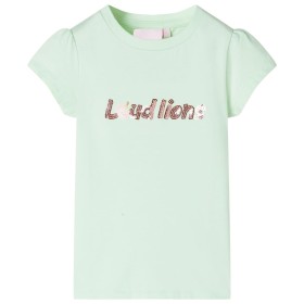 Soft Green Cap Sleeve Children's T-shirt 92 by , Kids T-shirts - Ref: Foro24-10639, Price: 9,99 €, Discount: %