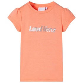 Neonoranges Kinder-T-Shirt mit Flügelärmeln 140 von , Kinder-T-Shirts - Ref: Foro24-10658, Preis: 9,99 €, Rabatt: %