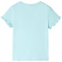 Camiseta infantil de manga corta verde agua 140 de , Camisetas para niños - Ref: Foro24-10693, Precio: 9,99 €, Descuento: %