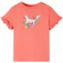 Camiseta infantil de manga corta coral 104 de , Camisetas para niños - Ref: Foro24-10685, Precio: 8,99 €, Descuento: %