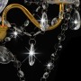 Chandelier with round golden beads 3 x E14 by vidaXL, Lamps - Ref: Foro24-281600, Price: 60,99 €, Discount: %