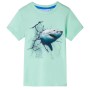 Camiseta infantil verde claro 104 de , Camisetas para niños - Ref: Foro24-11800, Precio: 8,99 €, Descuento: %