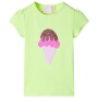 Camiseta infantil amarillo neón 92 de , Camisetas para niños - Ref: Foro24-10709, Precio: 8,22 €, Descuento: %