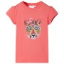 Camiseta infantil color coral 92 de , Camisetas para niños - Ref: Foro24-10459, Precio: 9,99 €, Descuento: %