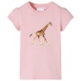 Hellrosa Kinder-T-Shirt 116 von , Kinder-T-Shirts - Ref: Foro24-10576, Preis: 8,28 €, Rabatt: %