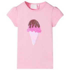 Camiseta infantil rosa chillón 140 de , Camisetas para niños - Ref: Foro24-10728, Precio: 8,99 €, Descuento: %