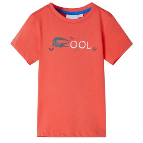 Camiseta infantil de manga corta rojo claro 140 de , Camisetas para niños - Ref: Foro24-12088, Precio: 9,99 €, Descuento: %