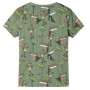 Light khaki children's short-sleeved pajamas 104 by , Children's pajamas - Ref: Foro24-12510, Price: 10,38 €, Discount: %