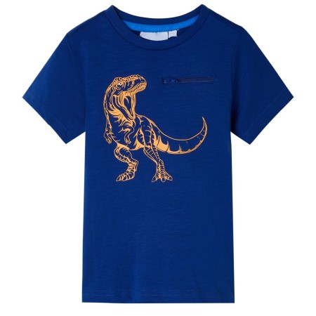 Camiseta infantil de manga corta azul oscuro 92 de , Camisetas para niños - Ref: Foro24-12214, Precio: 9,99 €, Descuento: %