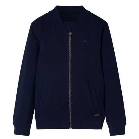 Navy blue zipper children's sweatshirt 92 by , Kids T-shirts - Ref: Foro24-11964, Price: 14,99 €, Discount: %