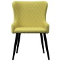 Dining chairs 2 units green fabric by vidaXL, dining chairs - Ref: Foro24-282520, Price: 140,55 €, Discount: %