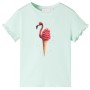 Camiseta infantil verde menta claro 116 de , Camisetas para niños - Ref: Foro24-10806, Precio: 9,99 €, Descuento: %