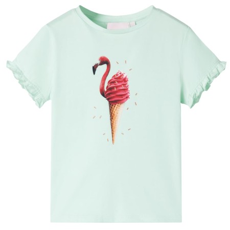 Light mint green children's t-shirt 116 by , Kids T-shirts - Ref: Foro24-10806, Price: 9,99 €, Discount: %