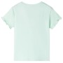 Camiseta infantil verde menta claro 116 de , Camisetas para niños - Ref: Foro24-10806, Precio: 9,99 €, Descuento: %