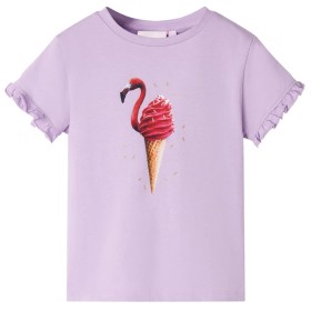 Camiseta infantil lila 128 de , Camisetas para niños - Ref: Foro24-10812, Precio: 9,99 €, Descuento: %