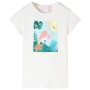 Ecru children's t-shirt 104 by , Kids T-shirts - Ref: Foro24-11130, Price: 9,67 €, Discount: %