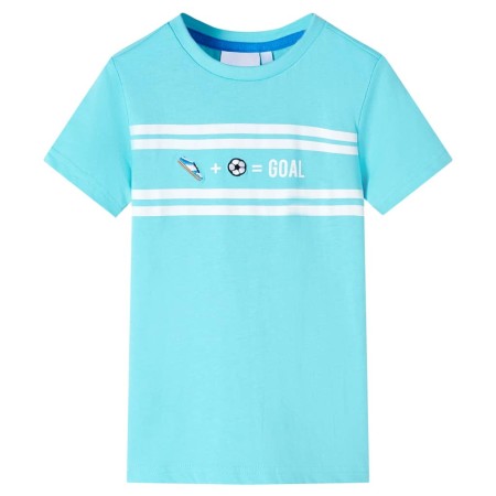 Camiseta infantil aguamarina 104 de , Camisetas para niños - Ref: Foro24-12455, Precio: 9,27 €, Descuento: %